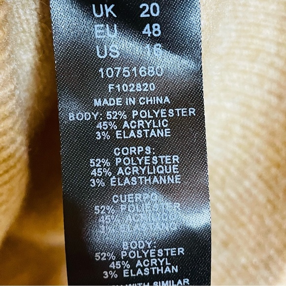 Asos Design Maternity Collar V-Neck Puff Sleeves Sweater - Picture 11 of 12